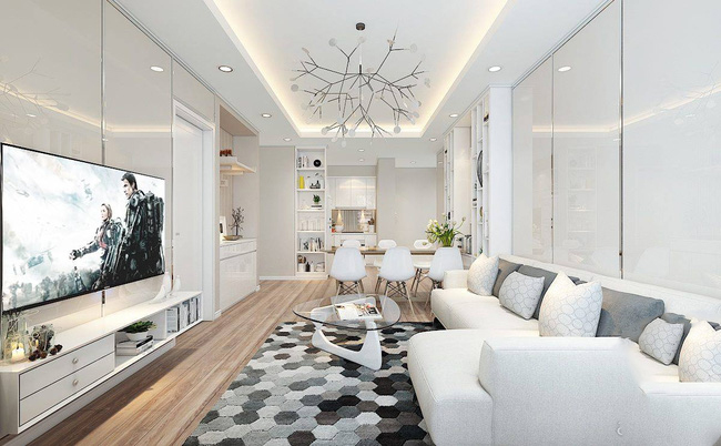 10 mẫu trần thạch cao phòng khách dẫn đầu xu hướng thiết kế 2020 3