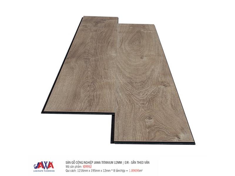Sàn gỗ Jawa Titanium sần theo vân EIR952 12mm